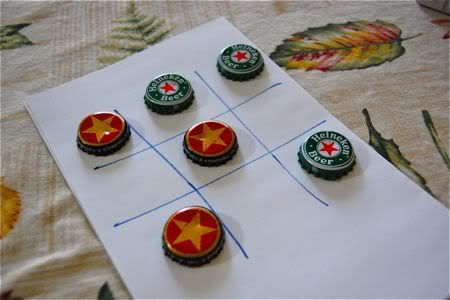  Bottle Cap Tic-Tac-Toe Game for 27 Easy Kids Crafts with Recycled Materials (Turn Trash into Treasure)