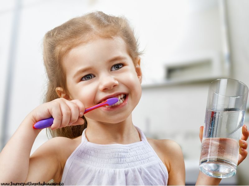 Brush and care for teeth for Good Habits For Kids At Home