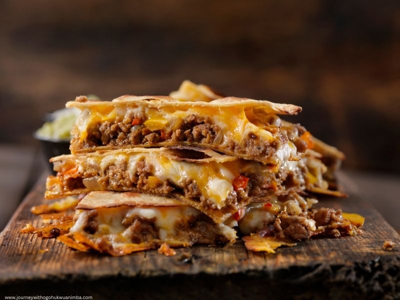Cheesy Smashburger Quesadillas
