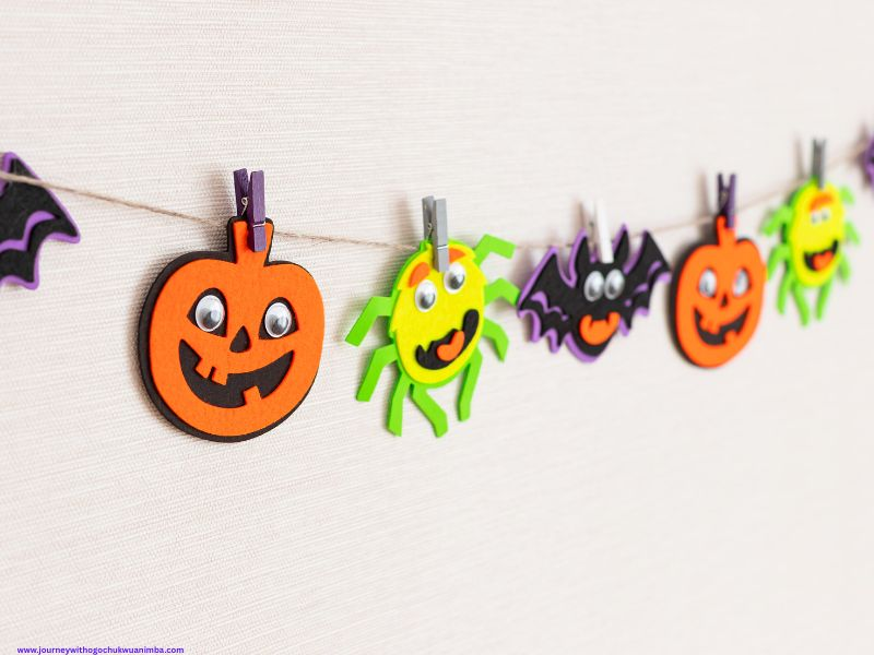 Felt Halloween Garland