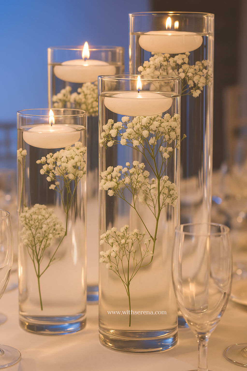 Floating Candle Centerpiece