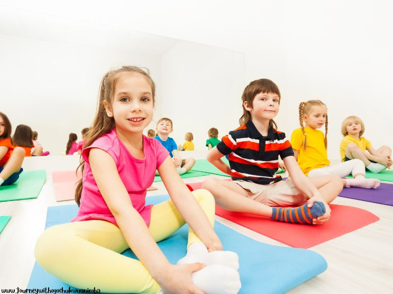 Child’s Pose Back Stretch for Home Workouts You Can Do With Your Kids