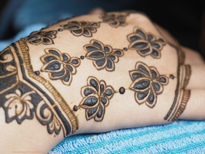 Simple Floral Patterns for DIY Mehndi Designs