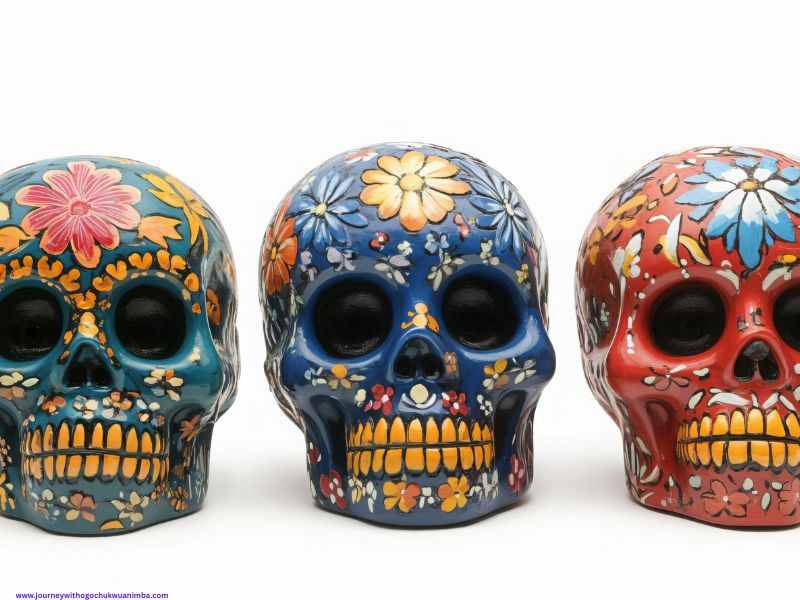 Skull Planters for Halloween Crafts