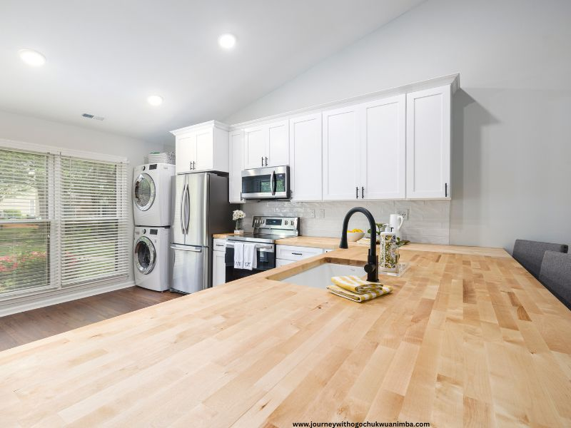 the kitchen counter for Cleaning Tips