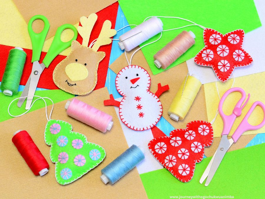 Easy Christmas Crafts- Twig Ornament for Christmas Craft ideas