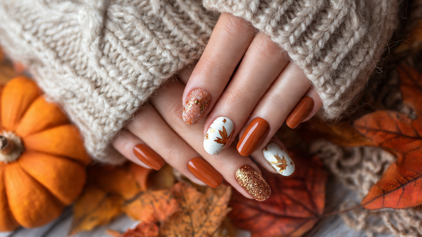 25 Classy Thanksgiving Nails Perfect for Fall Fashion Lovers