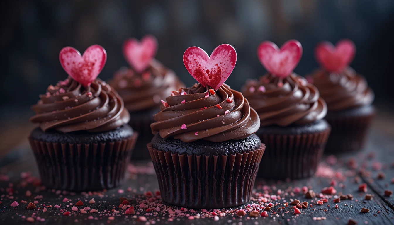 23 Romantic Valentine’s Day Cupcakes 