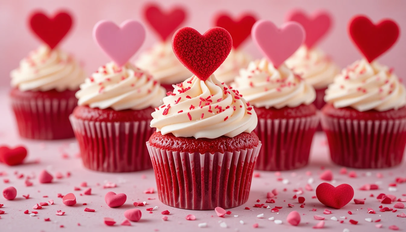 23 Romantic Valentine’s Day Cupcakes 