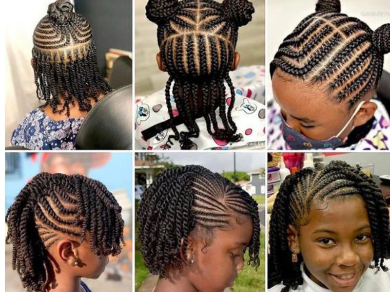 Back to School Natural Hairstyles for Kids