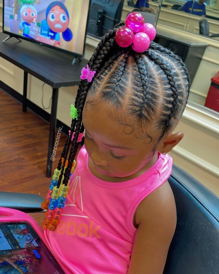 Ponytail with Braids