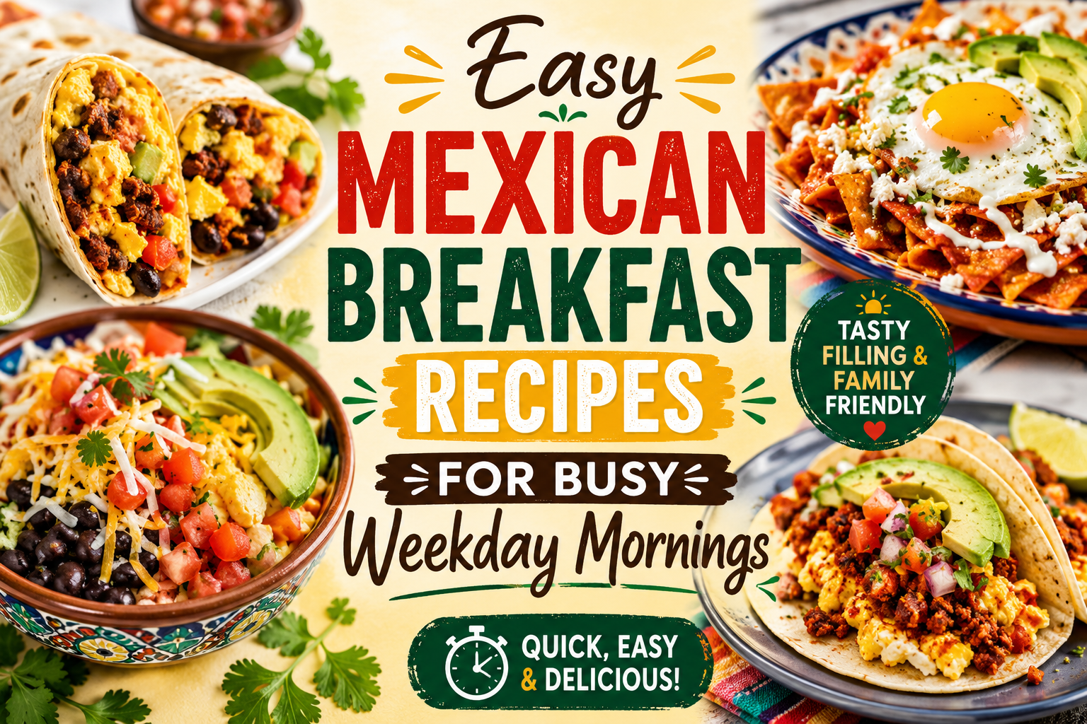 Easy Mexican Breakfast Recipes for Busy Weekday Mornings