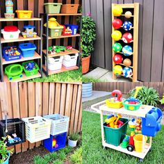 Organized toy storage