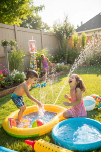 Water play area