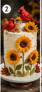 19 Easy Fall Birthday Cake Ideas with Beautiful Bird Decorations