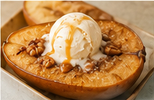 Cinnamon Sugar Baked Pears