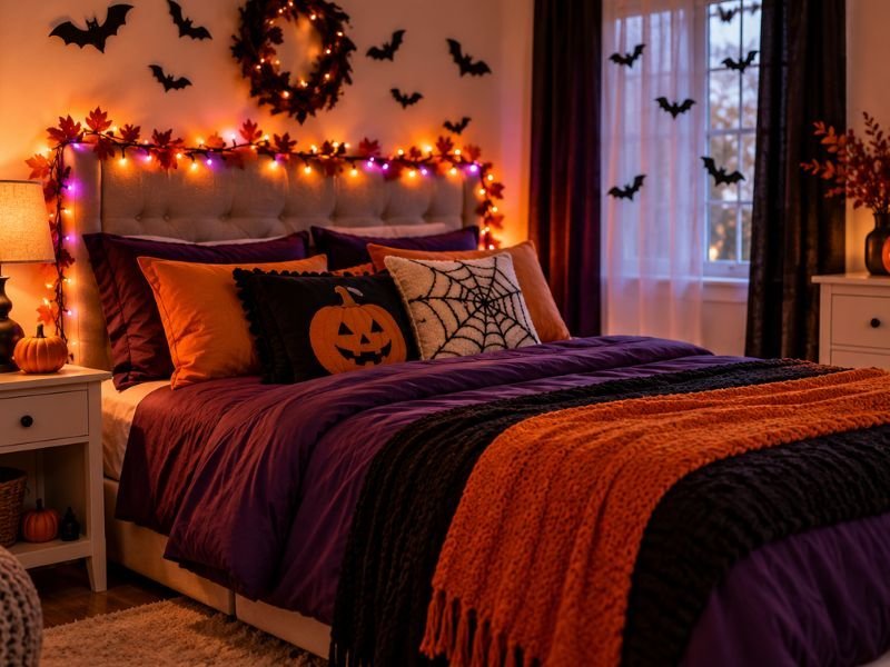 How to Decorate a Small Bedroom for Halloween: 10 Easy Ideas